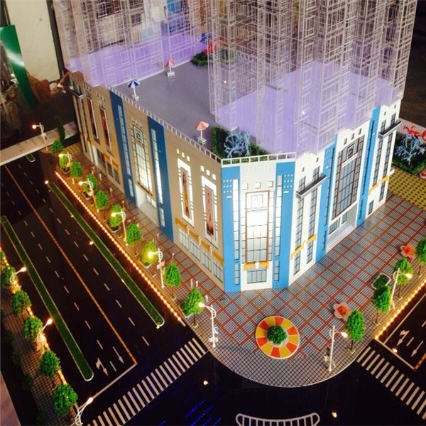 透明民乐楼盘模型